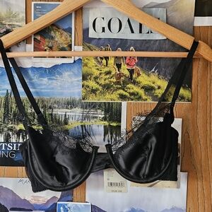 Elegant Black Lace Bra